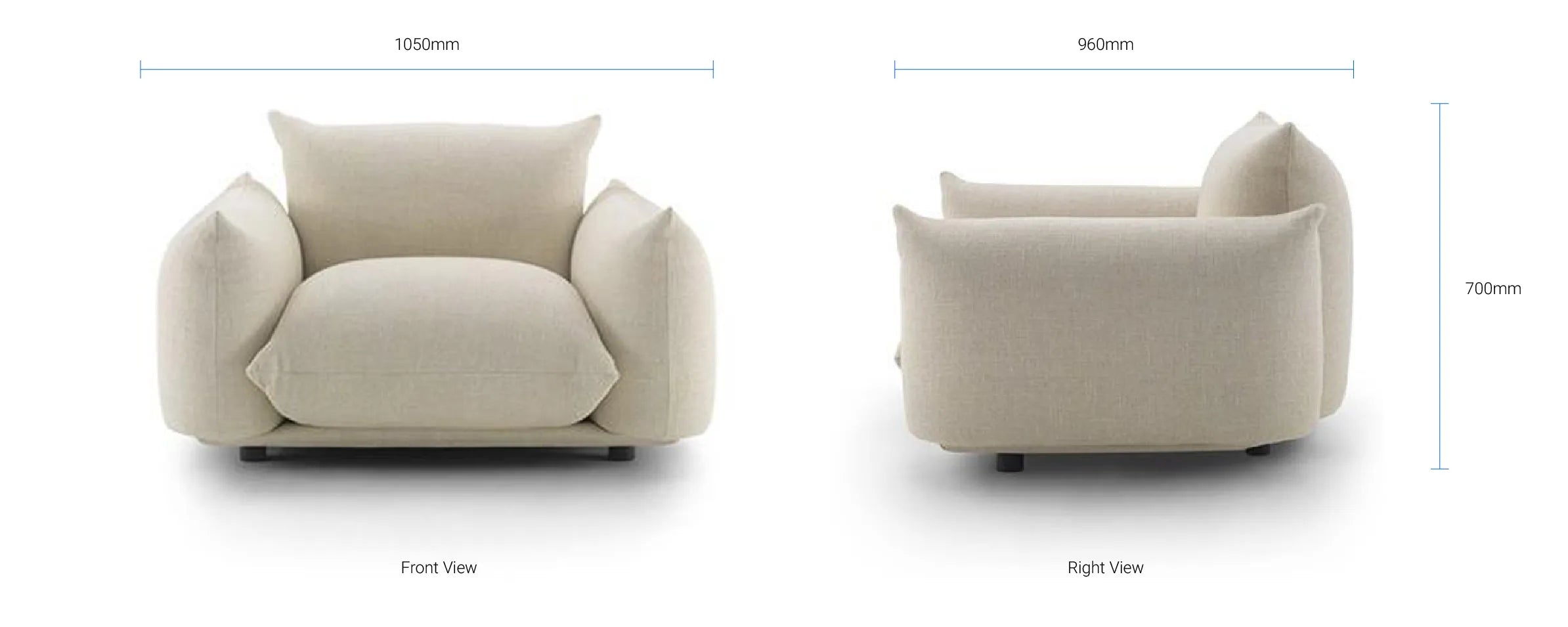 Technical sketch of Sora Single Seater with clean, modern lines.