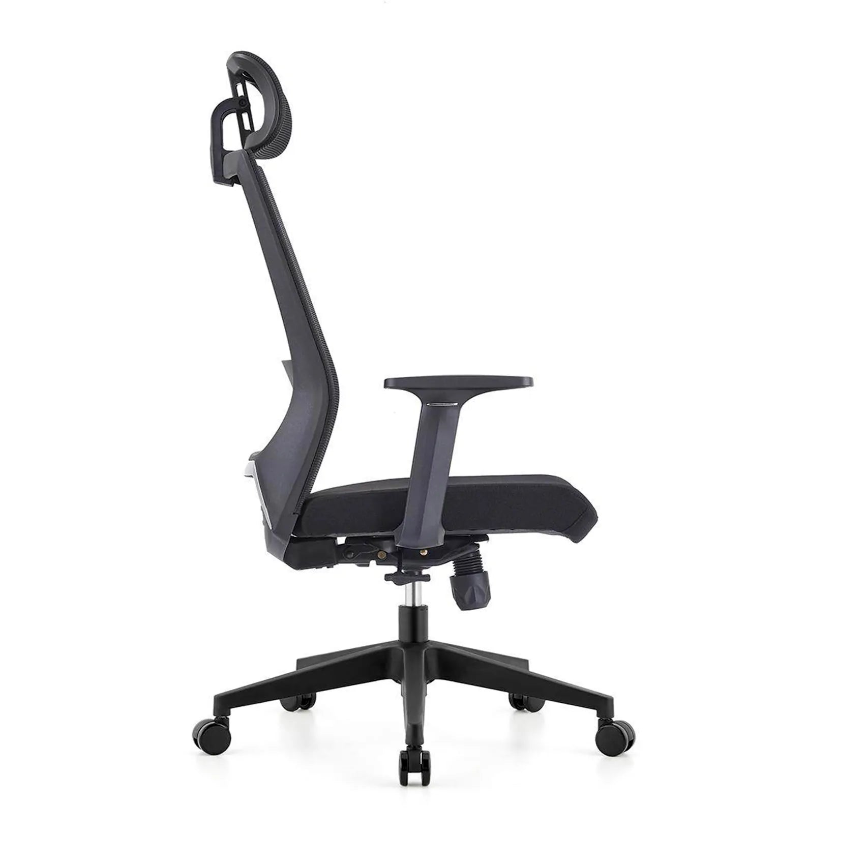 Comfortable mesh office chair with ergonomic support and adjustable design