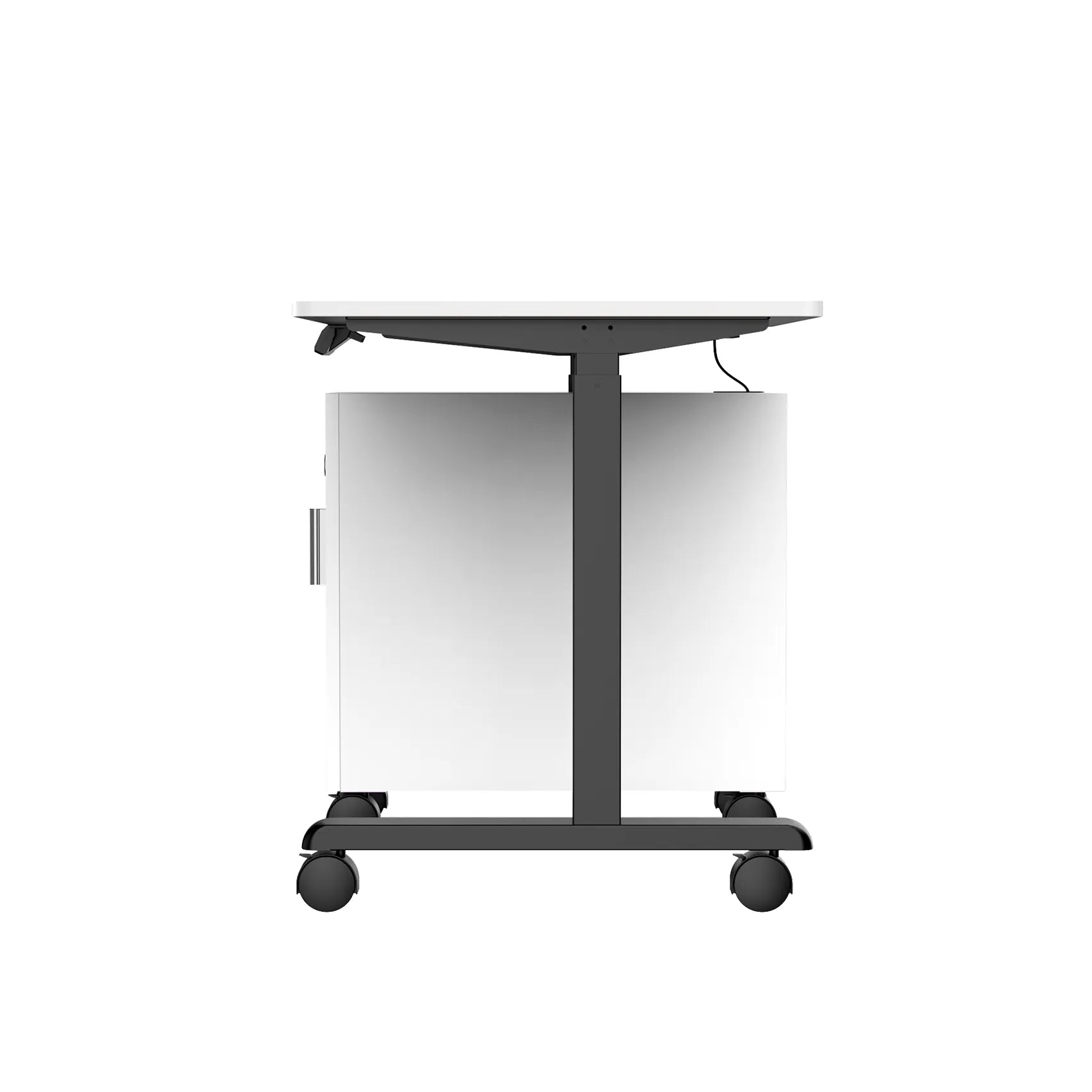 Compact standing desk design ideal for small offices and limited spaces
