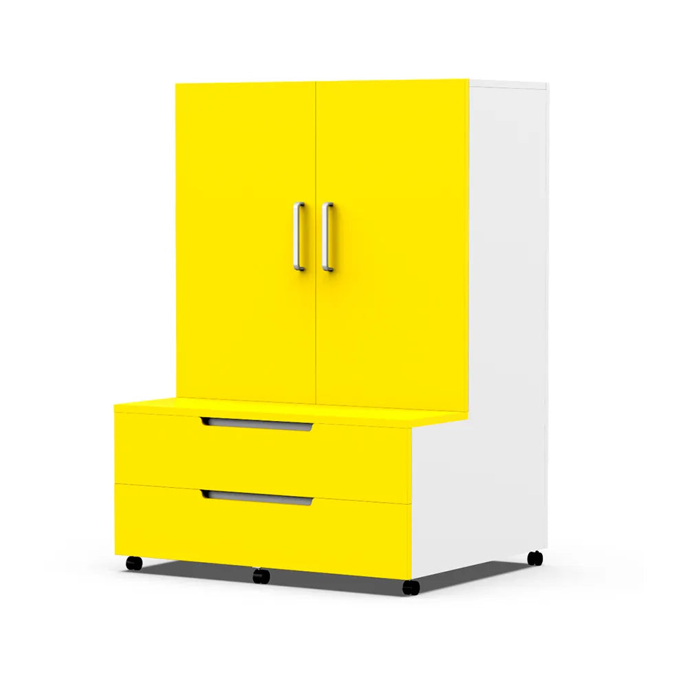 Discovery Storage Hub in Singapore - Modern eco-friendly storage solution with adjustable shelves and smooth-glide drawers for classrooms and offices.