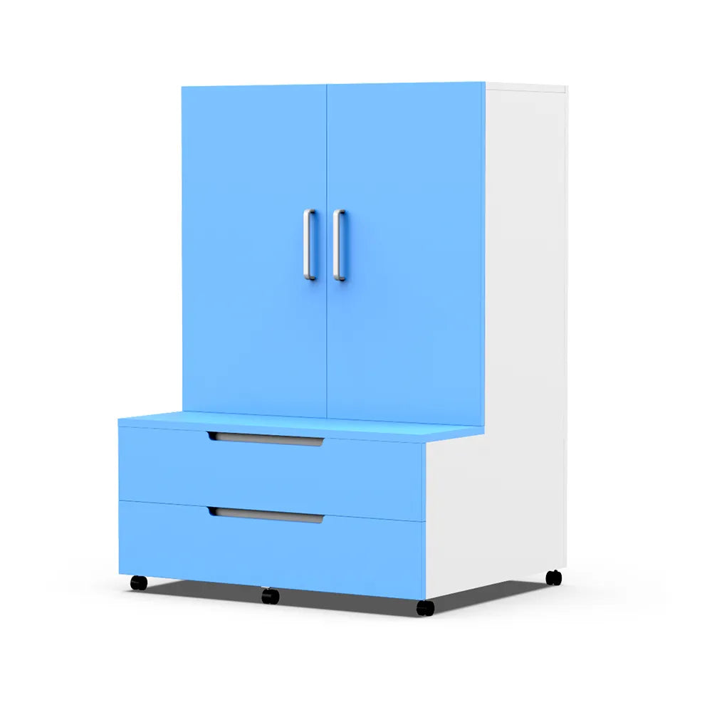 Discovery Storage Hub in Singapore - Modern eco-friendly storage solution with adjustable shelves and smooth-glide drawers for classrooms and offices.