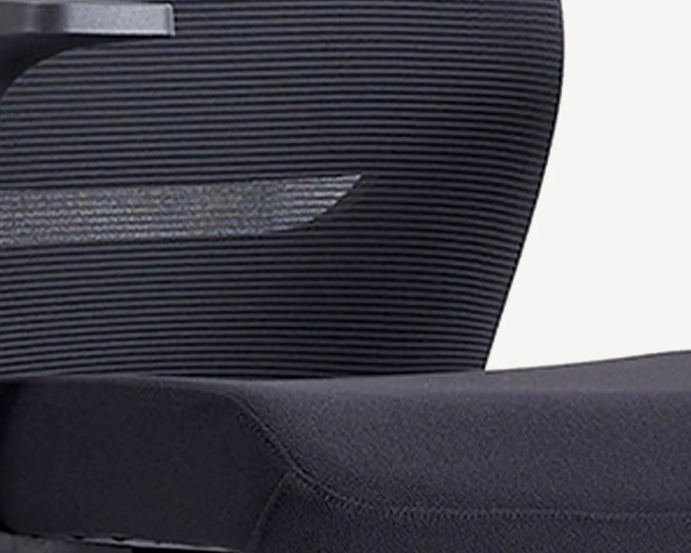 Breathable ergonomic office chair with elastic mesh backrest seat and headrest for comfortable long hours sitting in Singapore