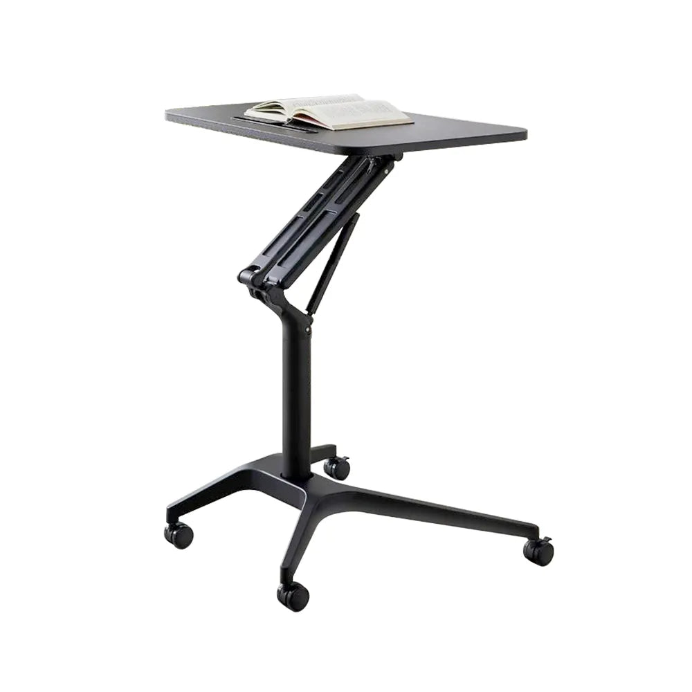 Sketch of Flexi Table with adjustable height and mobile base.