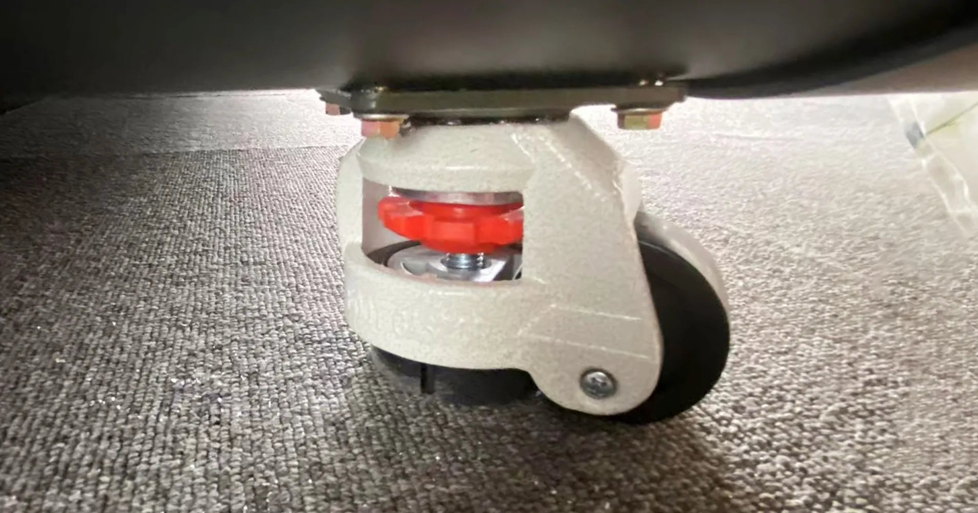 Flujo acoustic office pod heavy duty adjustable leveling caster wheel for easy mobility and stable installation