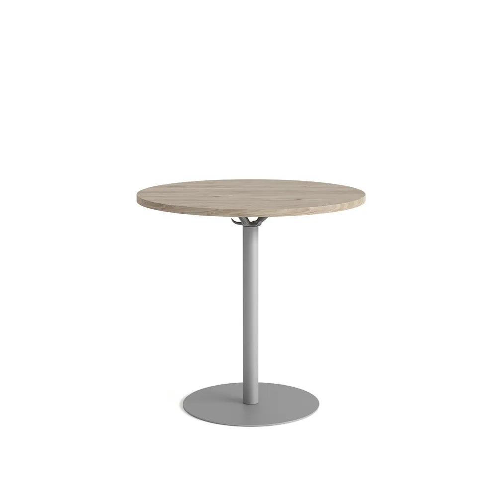 Flujo Camille low round wooden table for stylish and functional interiors in Singapore.
