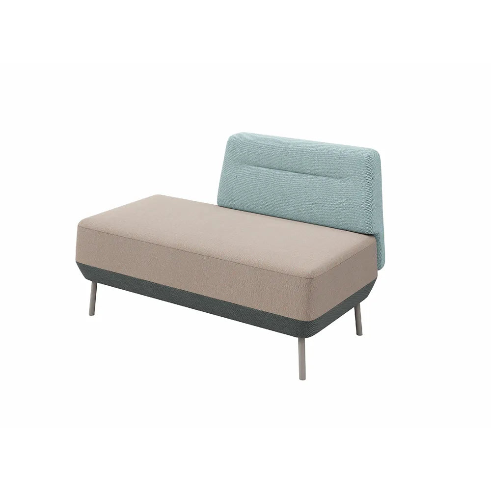 Flujo Märta single sofa with left armrest in Singapore, designed for flexible setups.