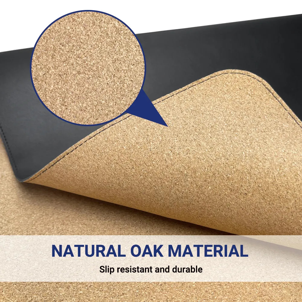 Natural oak material featured on an under desk product, offering slip resistance and durability in Singapore.