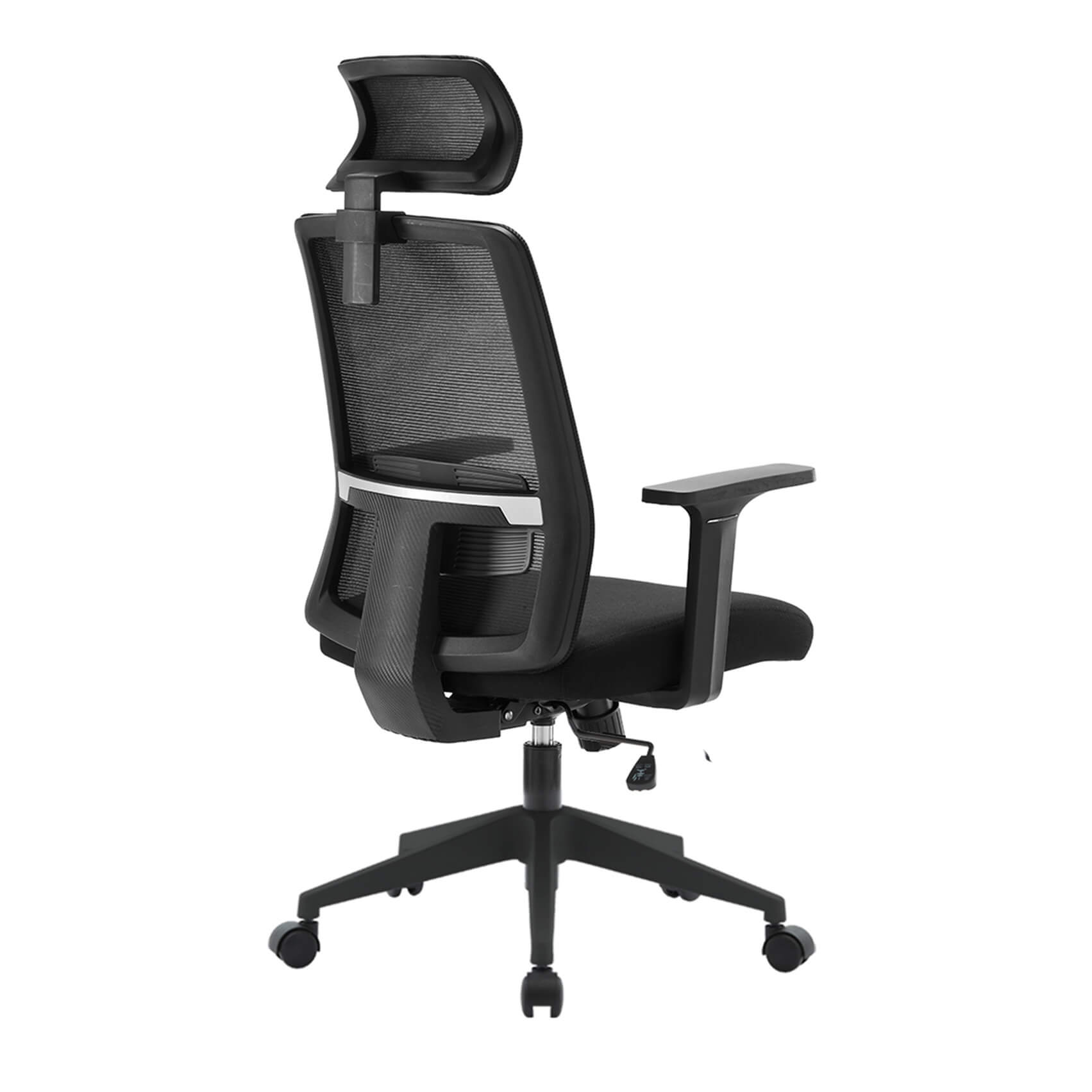 Lumbar support system of ergonomic office chair