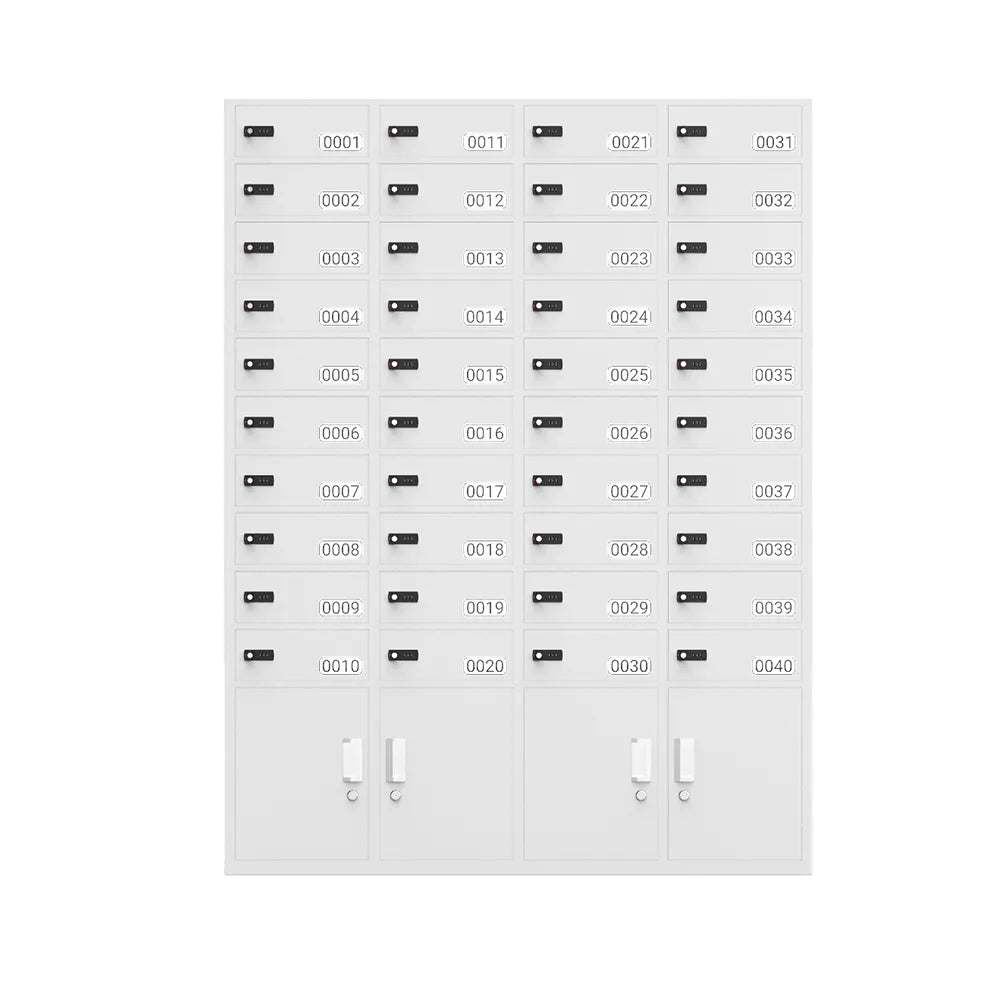SecureGrid 40-Cell steel locker cabinet for secure mobile device storage in Singapore offices, schools, and gyms-2