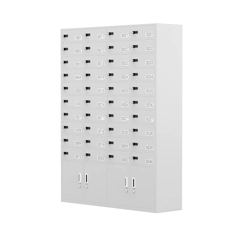 SecureGrid 40-Cell steel locker cabinet for secure mobile device storage in Singapore offices, schools, and gyms-3