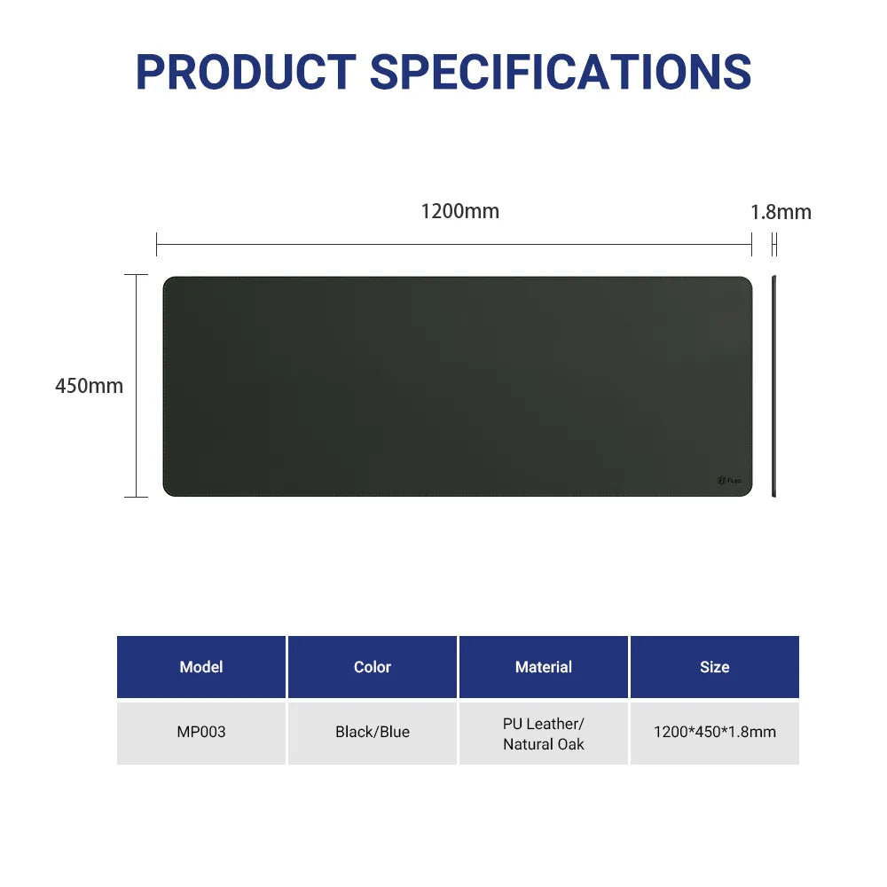 Product specifications for an under desk accessory, with dimensions and material details, designed for office use in Singapore.