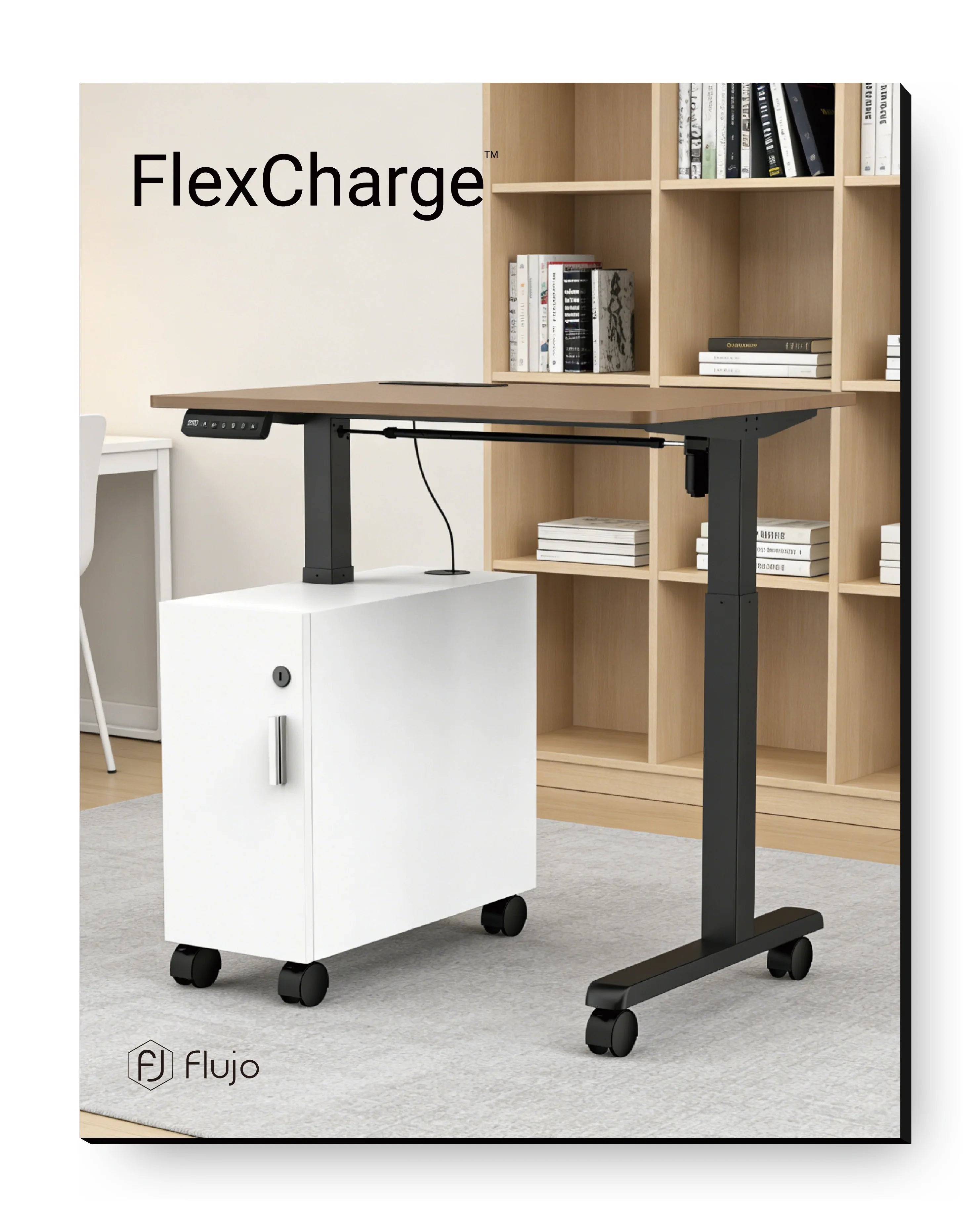 FlexCharge Height Adjustable Desk Data Sheet V1
