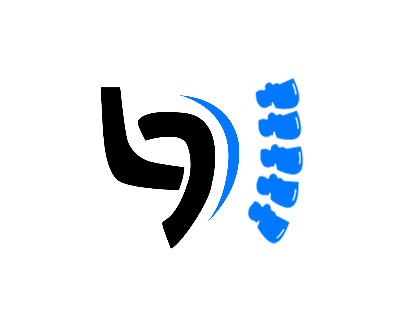 Graphic of lumbar support feature on an ergonomic mesh chair for spine alignment.