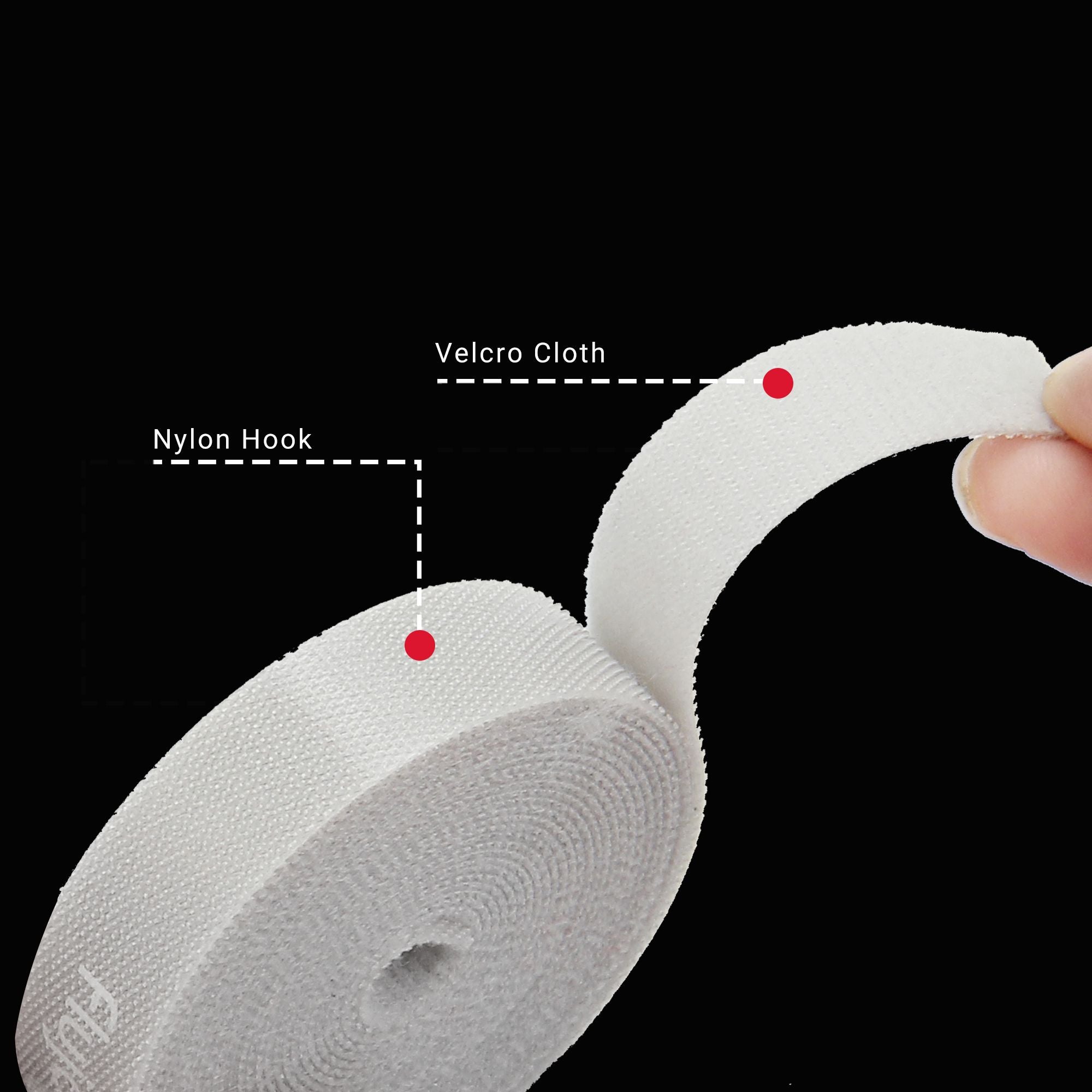 VELCRO ® Brand CORD TIES Thin Ties Cable Cord Organizer Reusable