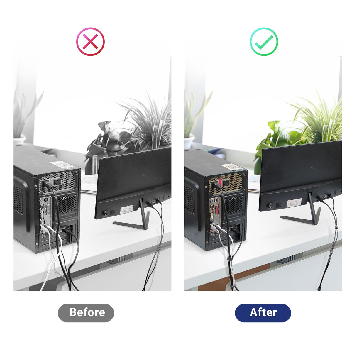 Premium Velcro Cable Ties for Efficient Cable Management | Flujo SG