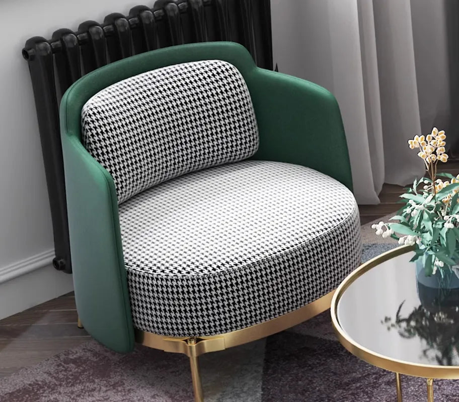 Serene Lounger 1-Seater placed in a modern living room, showcasing its stylish and comfortable design.