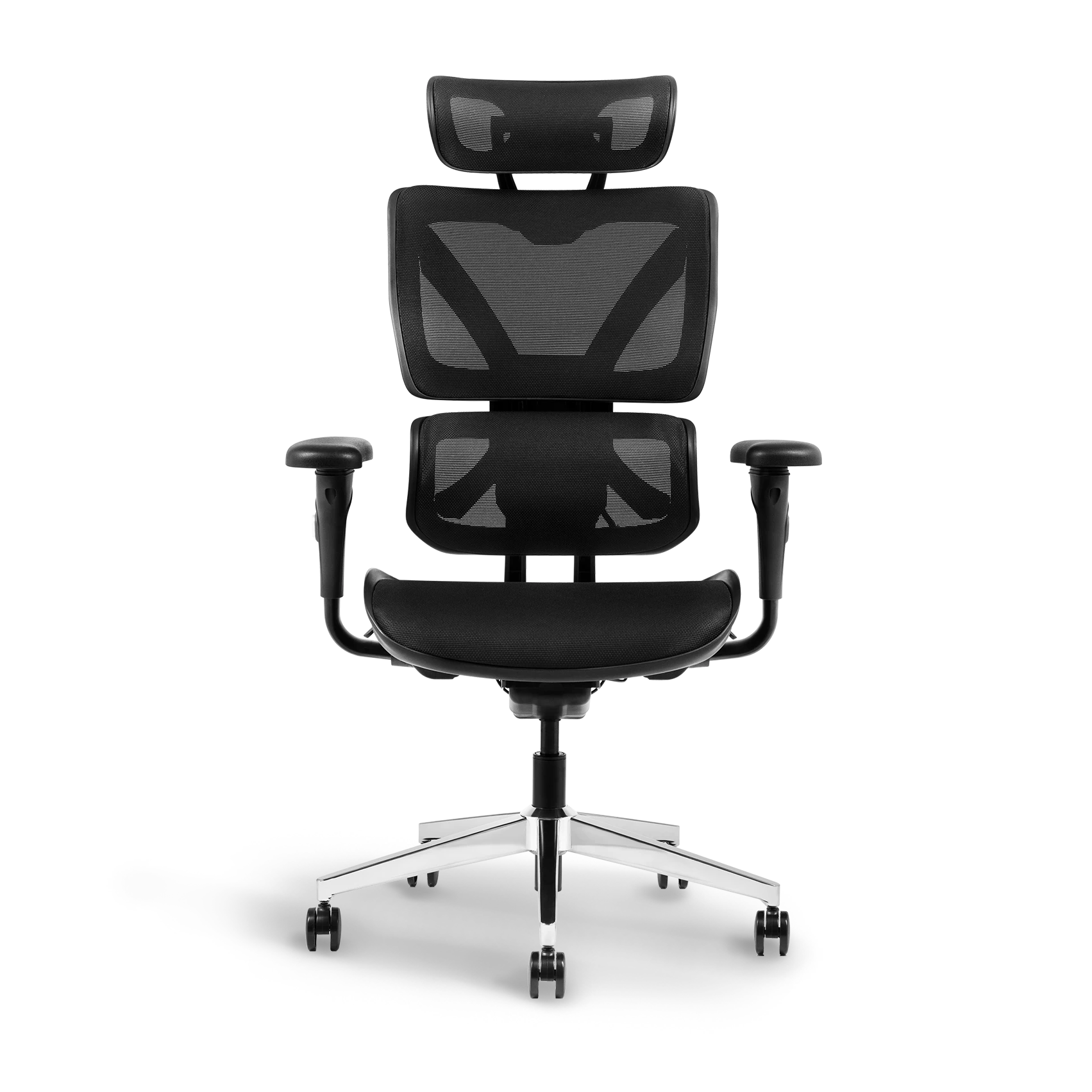 Ayla Ergonomic Chair Black, emphasizing the modern design and ergonomic shape for optimal office comfort.