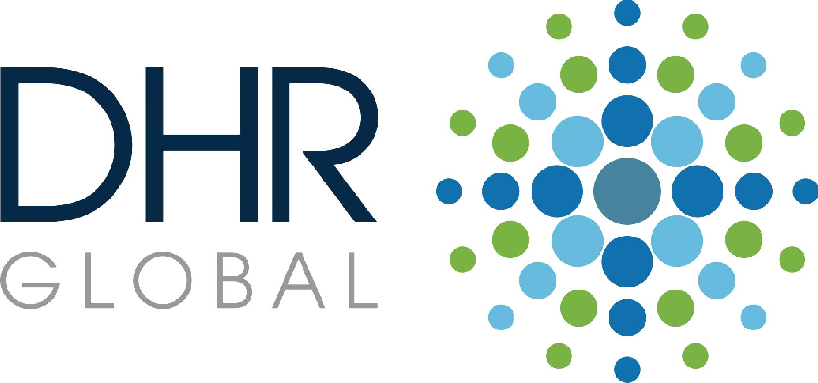 DHR Global company logo used for Flujo acoustic pod installation reference project