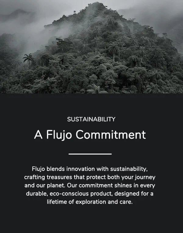Lush rainforest representing Flujo's commitment to sustainability and eco-conscious design in Singapore.