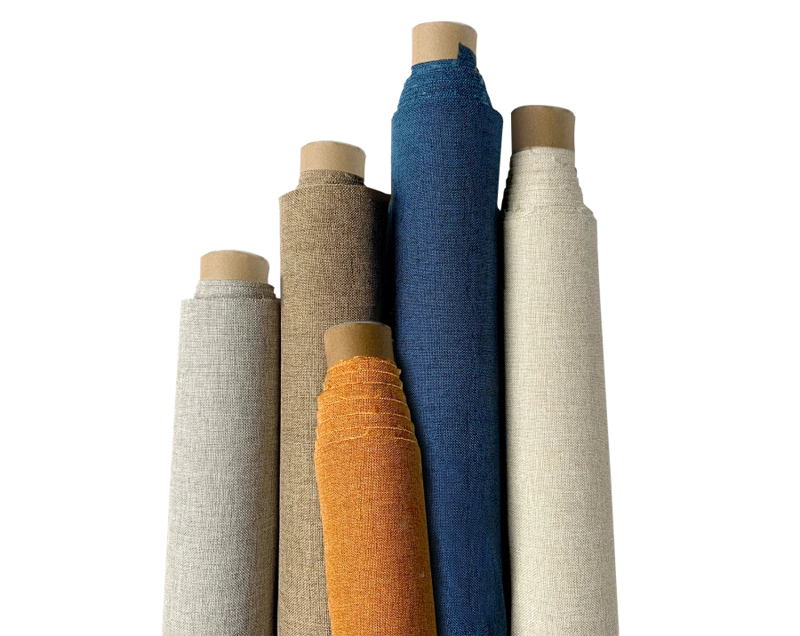 Durable Flujo X dB Acoustic® fabric rolls in various colors, engineered for long-lasting noise reduction and optimal acoustic performance