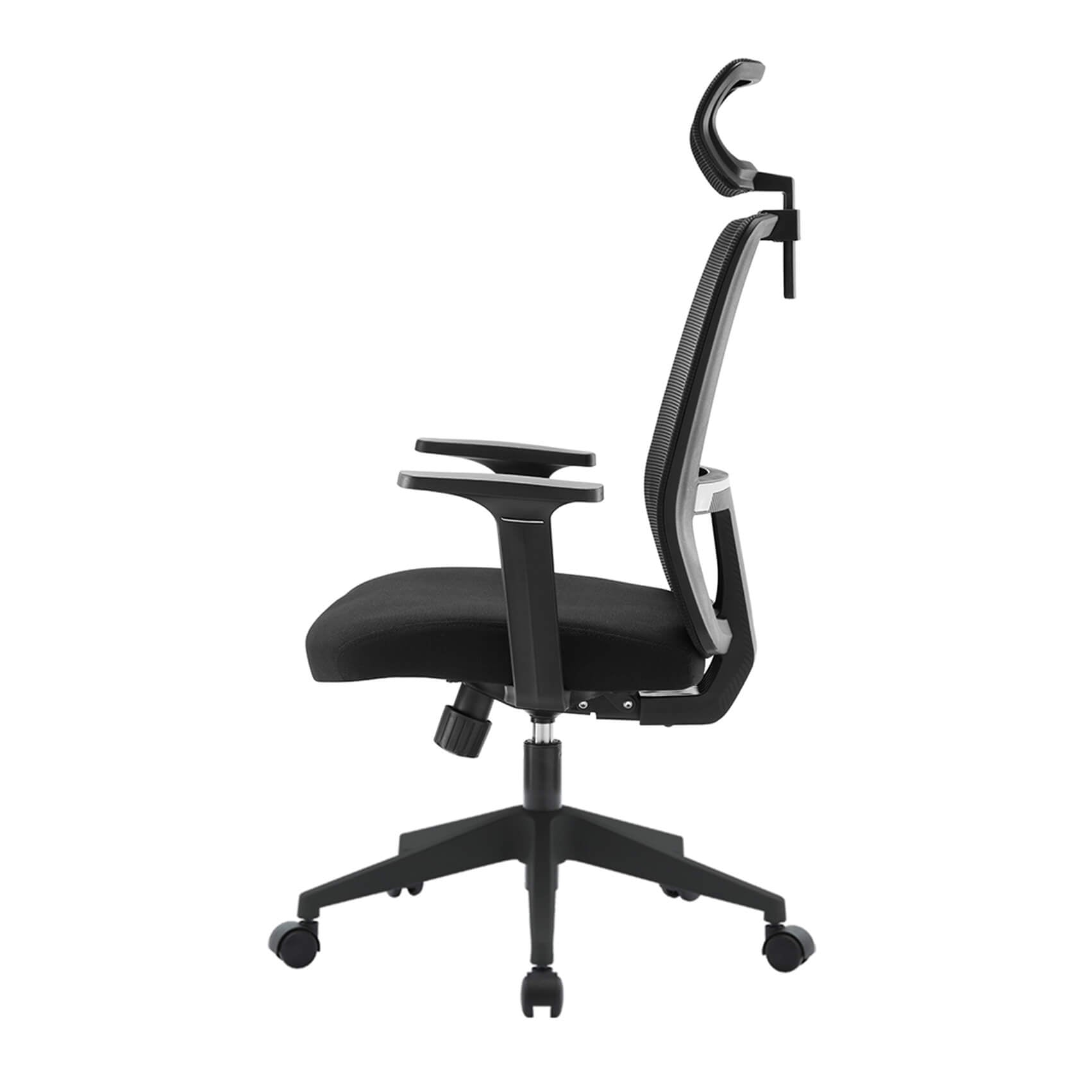 Height adjustable base and wheels of ergonomic office chair