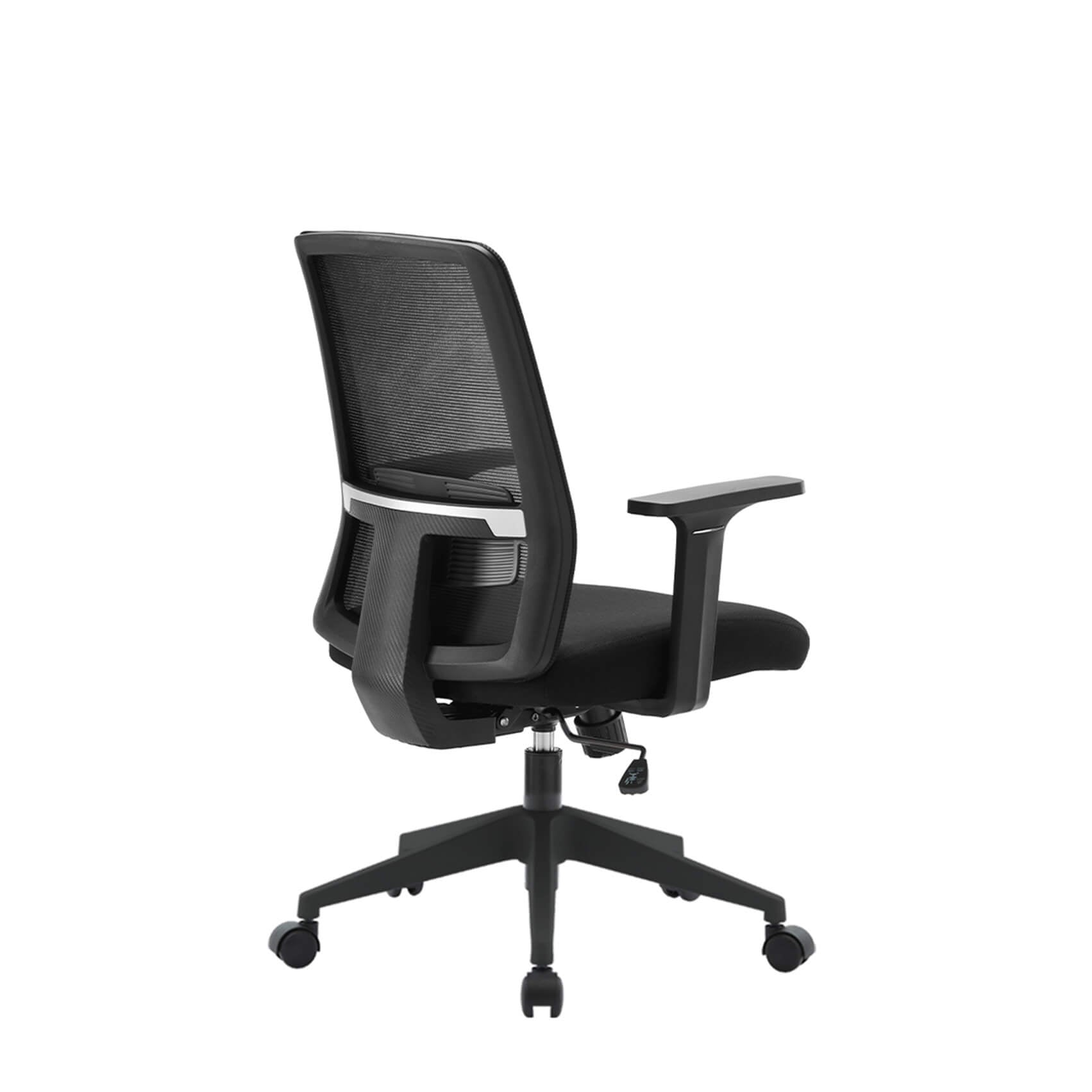 Lumbar support system of ergonomic office chair