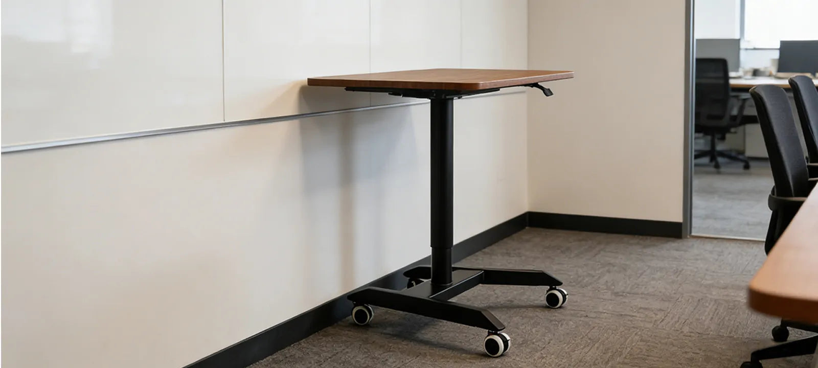 mobile standing desk for office workspace in singapore